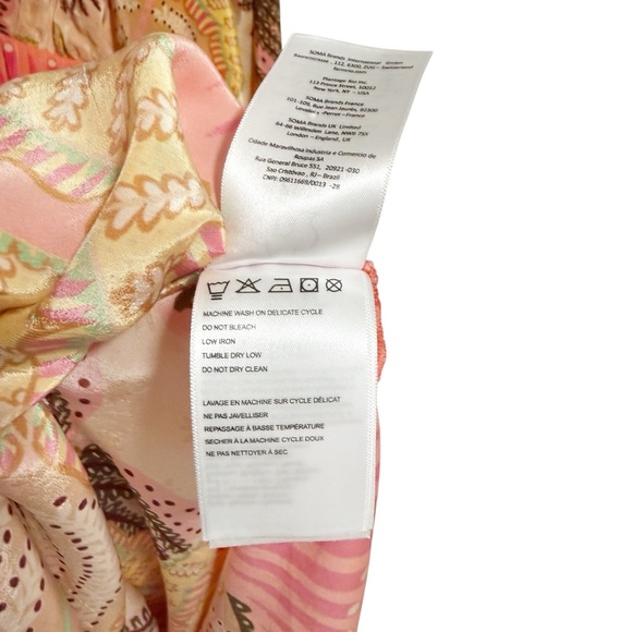 FARM Rio Sand Palms Scarf Maxi Dress Medium - Picture 14 of 16